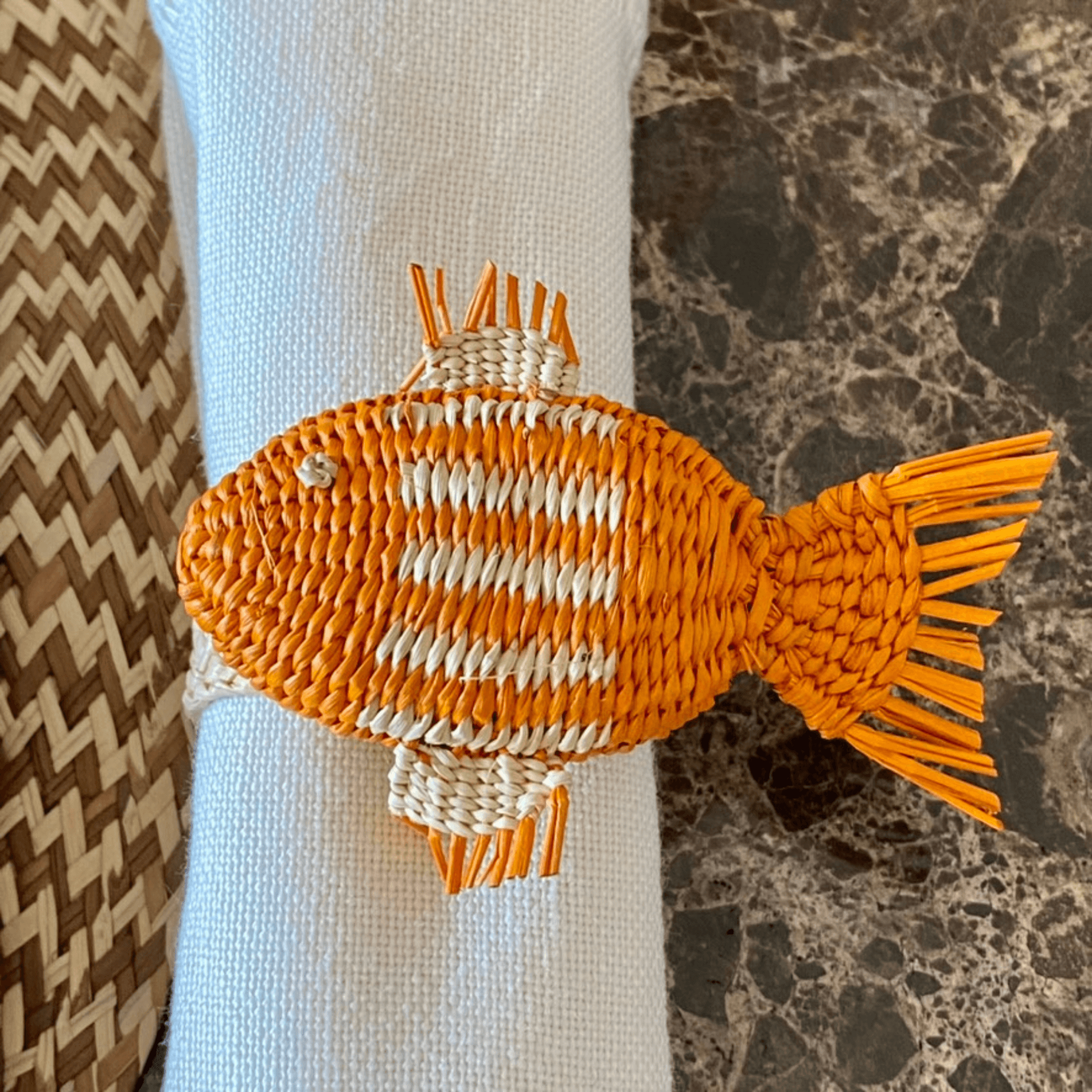 Portatovagliolo Pesce