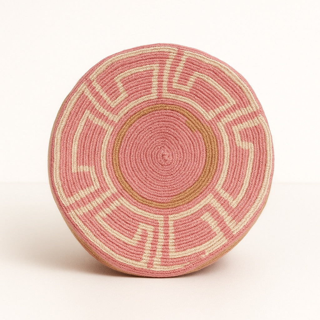 Base della borsa etnica colombiana Alma, realizzata da artigiane Wayuu con design delicato