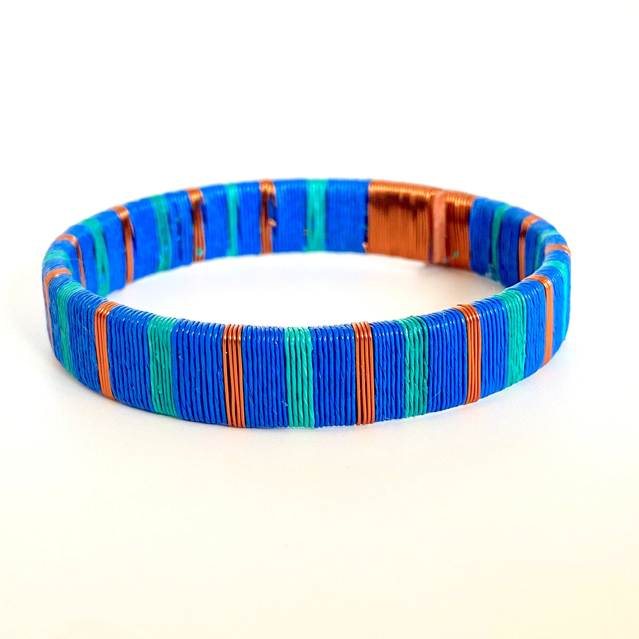 Bracciale colombiano artigianale con motivi indigeni Wounaan