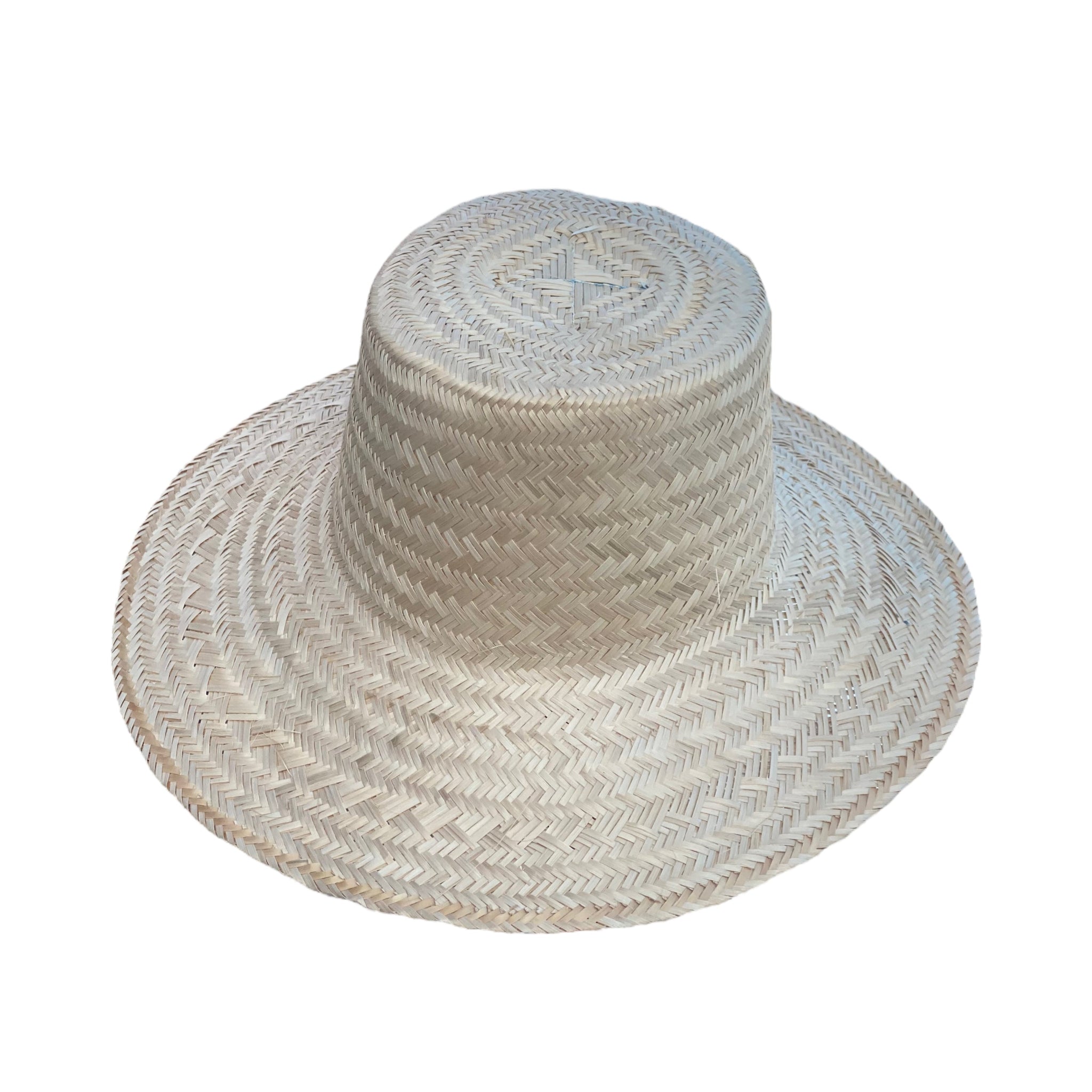 Cappello da sole Wayùu, realizzato a mano con fibra naturale, design tradizionale delle comunità indigene colombiane