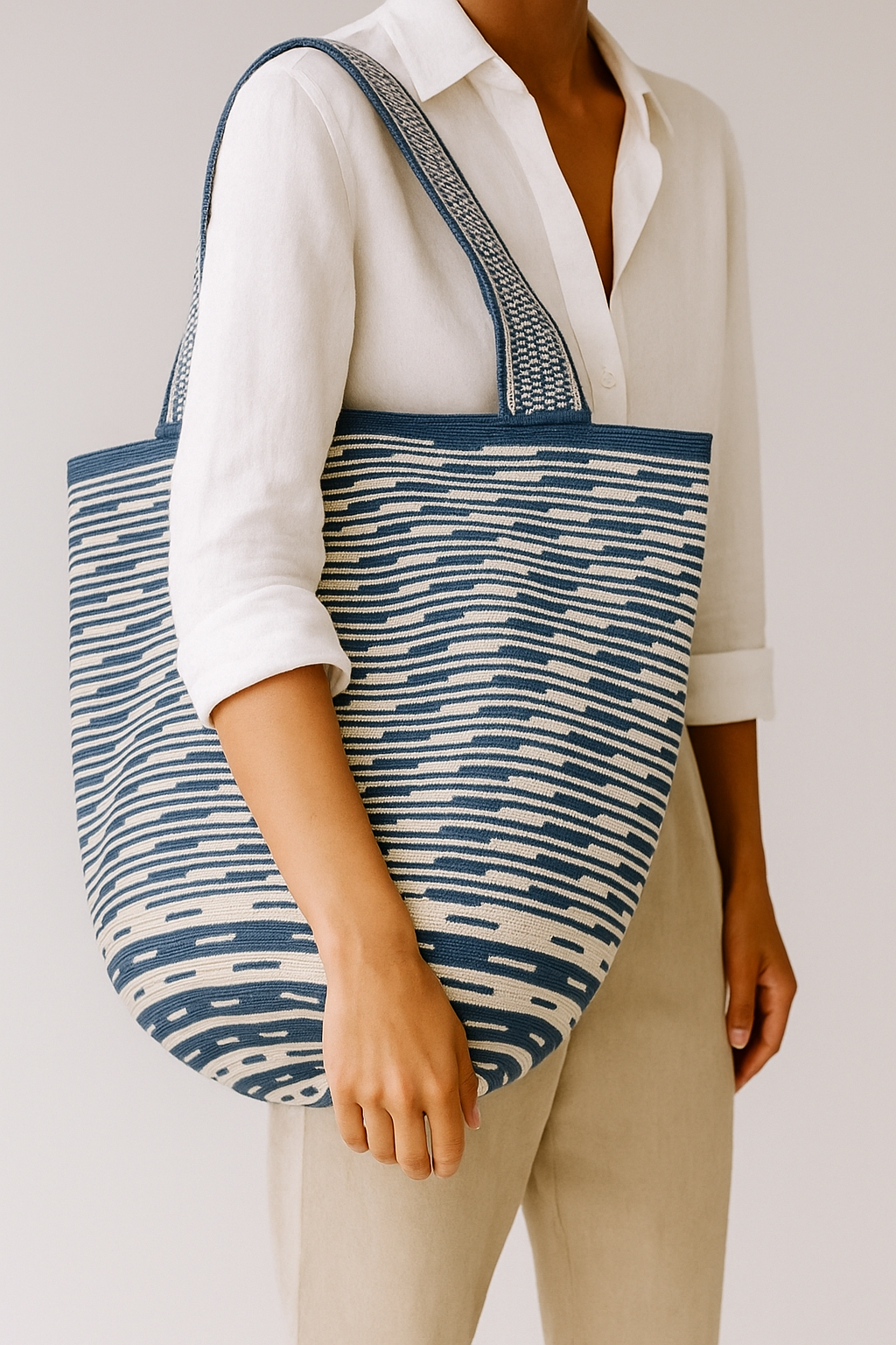 Maxi borsa pieghevole per aereo, spiaggia e passeggiate