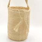 Borsa artigianale bianca FIBI Bag Nivea in fibra di fique naturale, Volver Bags
