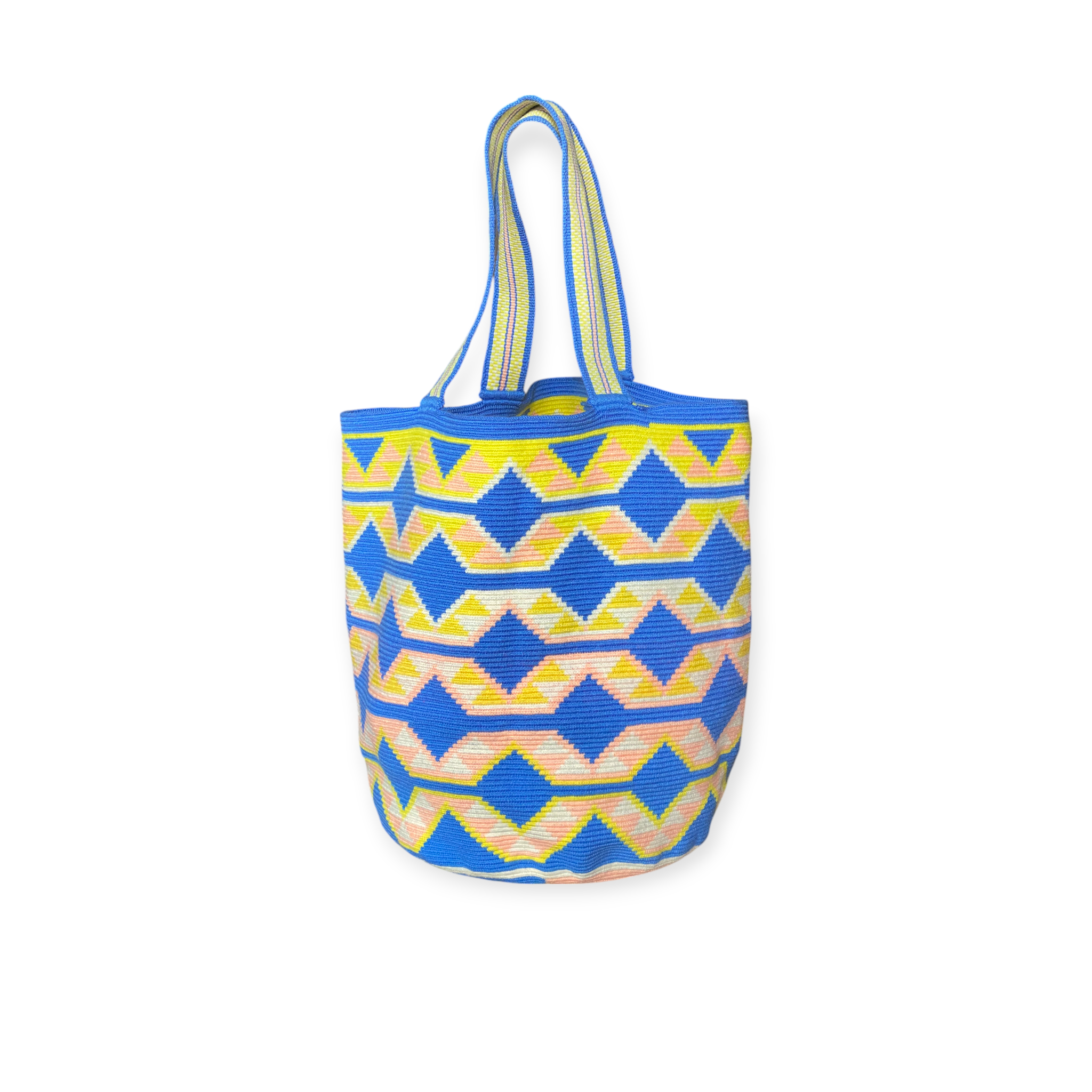 Tote Bag Wayuu fatta a mano all’uncinetto – artigianato colombiano
