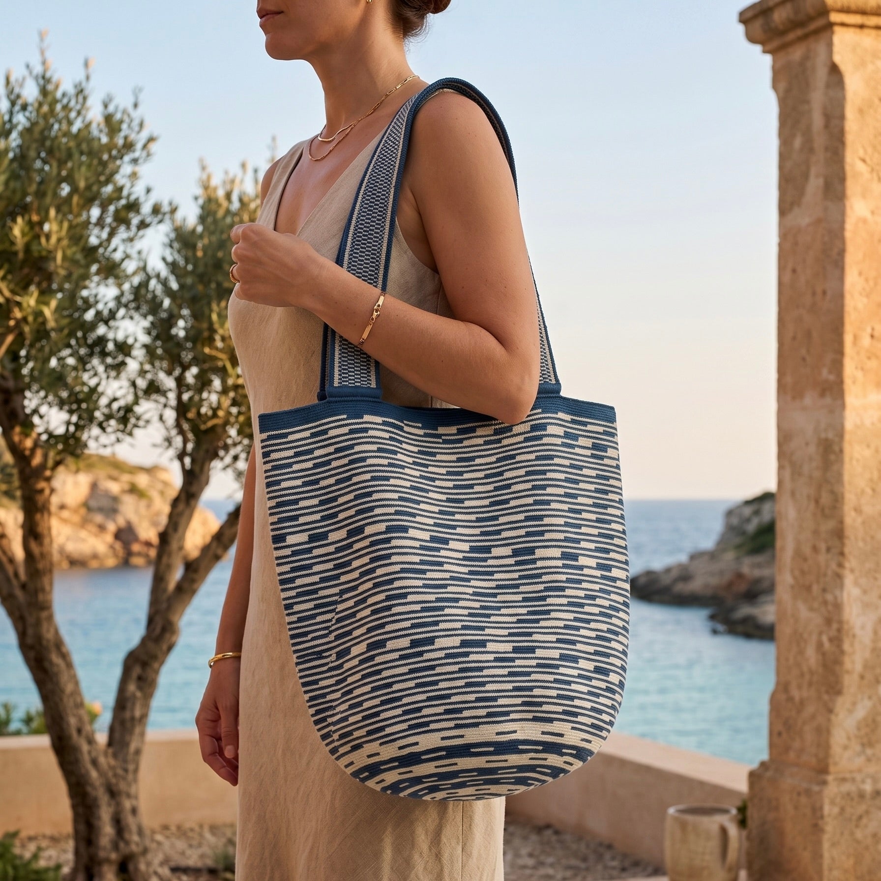 Maxi borsa pieghevole per aereo, spiaggia e passeggiate
