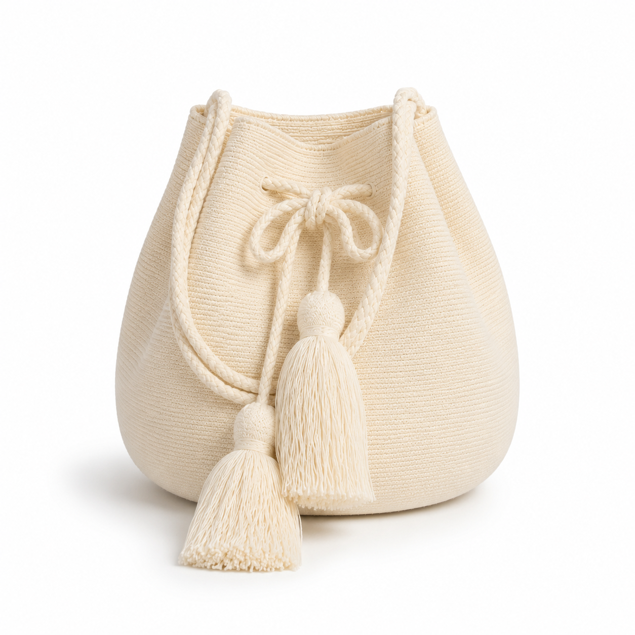 Mochila due manici wayuu fatta a mano uncinetto
