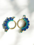 Orecchini Macramè Cielo Dorado artigianali in oro 24k – Volver Bags
