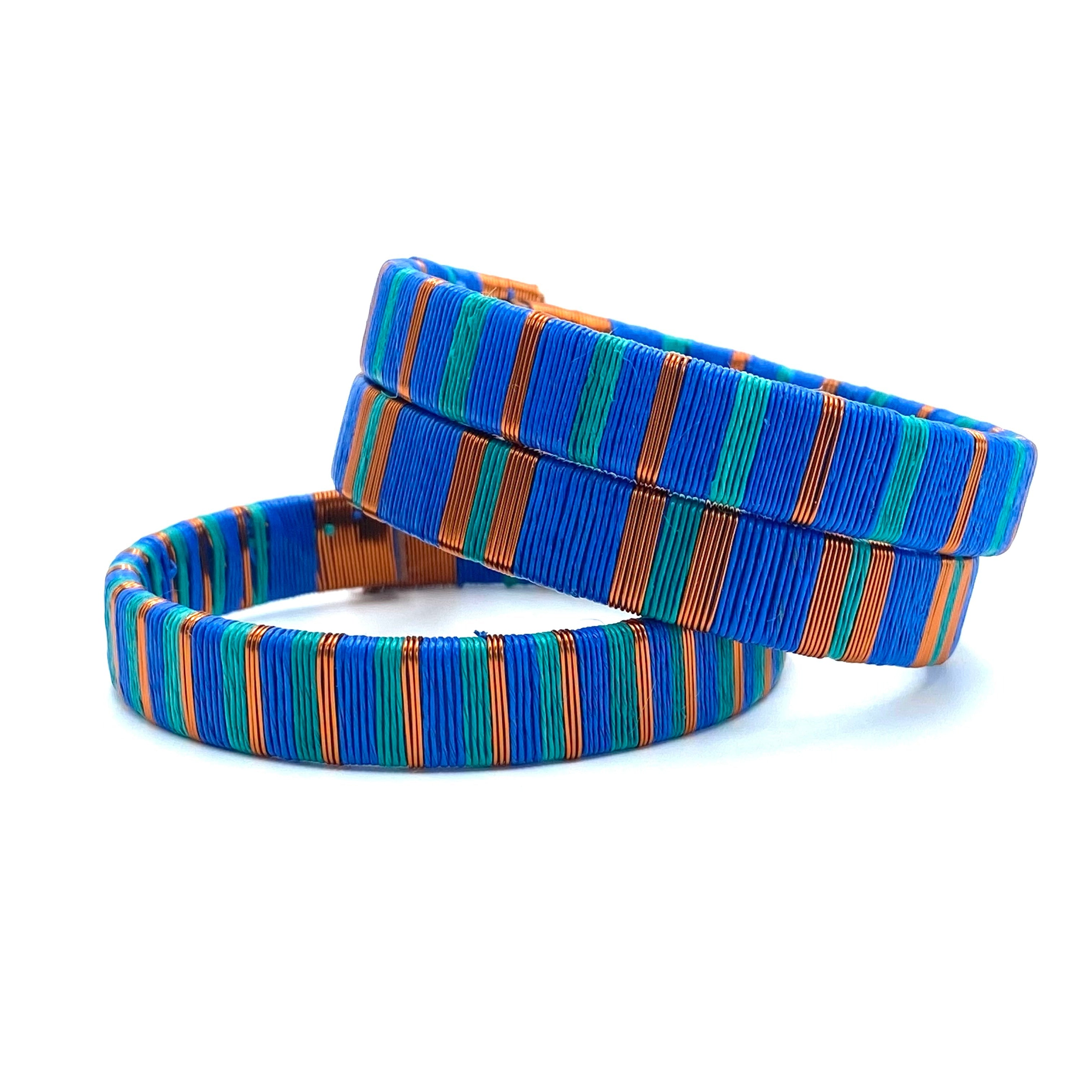 Bracciale etico Wounaan Nonam realizzato con tecniche ancestrali colombiane
