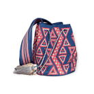 Mochila Wayuu Coralina media intrecciata a mano in Colombia – Volver Bags